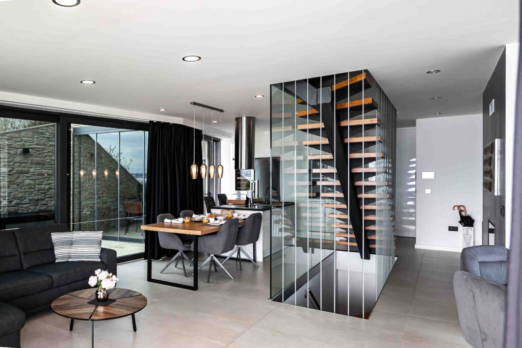 Livingroom mit Küche Villa Infinity